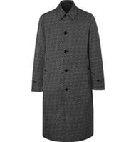 Burberry Mens Trench Coat XXL Reversible Black /TB Logo IT 56 UK 46" Chest Nylon - XXL Regular