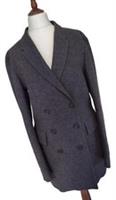 BNWOT Burberry Prorsum Lamb Wool Lightweight Smart Coat Jacket IT 40 UK 8 USA 6 - 8 Regular
