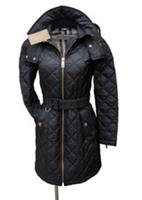 Burberry Baughton Quilted Trench Coat Black UK 8 USA 6 IT 40 Black New - 8 Regular
