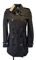Burberry Trench Coat Kensington UK 6 USA 4 IT 38 Black Mid Length S Special Ed - 6 Regular