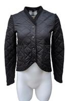 Burberry Quilted Jacket Black Gillet XS Italy UK 6 Removable Sleeves - XS Regular