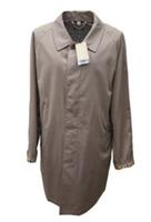 Burberry Car Coat Camden IT 60 UK 50" Chest Cotton Check Men's Taupe Brown BNWT - 2XL Regular