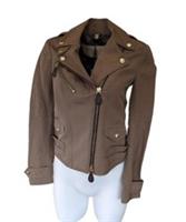 Burberry Biker Jacket Fabric UK 6 USA 4 IT 38 Lightweight New - 6 Regular