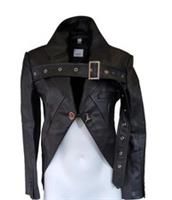 Burberry Leather Jacket UK 8 USA 6 IT 40 Italy Runway Black RARE Ringmaster - 8 Regular