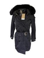 Burberry Coat + Gillet UK 6 BNWT USA 4 IT 38 S Black Hooded Check Collar - 6 Regular