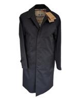 Burberry Car Coat Camden IT 46 UK 36" Chest Cotton Check Mens Black XS S BNWT - XS Regular
