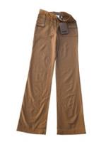 Burberry Trousers 8 UK Brown Biscuit US 6 IT 40 BNWT - 8 Regular
