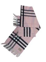 Burberry Scarf Pink Cashmere Check 168 cm x 30 cm