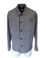 Burberry Coat Jacket M Medium IT 50 UK 40 Chest Check Black White Grey Wool - M Regular