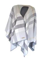 Burberry Italian 100% Wool Shawl Scarf Huge Vintage Merino Wool Italy