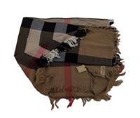 Burberry Scarf Nova Check 110cm x 110cm New Merino Wool
