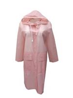 Burberry Waterproof S Small Coat Pink Hooded - S Regular