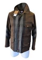 Burberry Waterproof Jacket IT 46 S XS SS23 Italy Parka Brown Check Oversized - S Regular