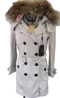 Burberry Coat + Gillet UK 6 BNWT USA 4 IT 38 S Beige Hooded Check Collar - 6 Regular
