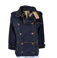 Burberry Denim Jacket UK 16 USA 14 IT 48 L XL Blue New - 16 Regular