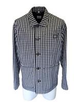 Burberry Coat Jacket M Medium IT 50 UK 40 Chest Check Black White Grey Wool - M Regular