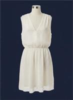 Burberry Dress In Cream - Brand New - 12 Regular