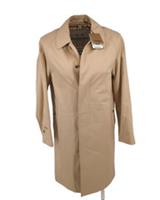 Burberry Car Coat Camden IT 46 XS S Cotton Check Honey BNWT Medium Beige Trench - XS Regular