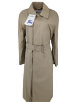 Burberry Car Coat The Bradford UK 8 US 6 Cotton Gabardine Trench England Hunter - 8 Regular