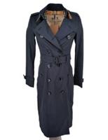 Burberry Trench Coat Chelsea UK 4 USA 2 IT 36 Heritage Long Length Midnight Navy - 4 Regular