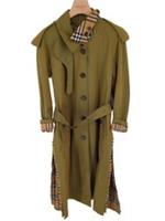 Burberry Trench Coat UK 4 NEW Crostwick Defect US 2 IT 36 Oversized XS Green - 4 Regular