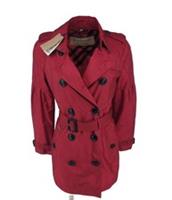 Burberry Trench Coat UK 10 USA 8 IT 42 Rain Jacket Lightweight Parade Red - 10 Regular