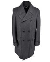 Burberry Overcoat IT 52 L Virgin Wool Pea Coat UK 40" Chest Prorsum Jacket Italy - L Regular