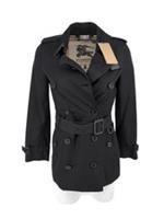 Burberry Trench Coat 2 Kensington Black XS US 0 XXS Short - XXS Regular