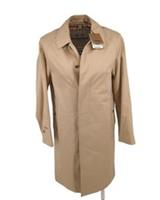 Burberry Car Coat Camden IT 46 XS S Cotton Check Honey BNWT Medium Beige Trench - XS Regular