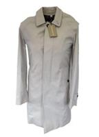 Burberry Car Coat IT 44 UK 34" Chest Cotton Check Mens Stone XS XXS BNWT Oakham - XS Regular