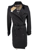 Burberry Trench Coat 6 UK Stone XS US 4 S Mid Length Harbourne Black - 6 Regular