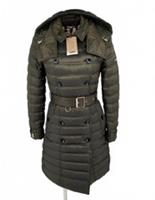 Burberry Womens Puffer Coat Jacket Medium M Olive Down - M Regular