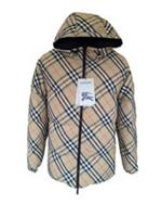 Burberry Puffer Jacket Goose Check Black Reversible XS Extra Small 2025 New IT46 - XS Regular