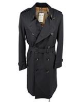Burberry Trench Coat IT 52 Large Chelsea Black Long UK L 42" Chest BNWT Heritage - L Regular