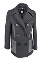 Burberry Coat UK 8 Military USA 6 IT 38 Mossley Wool Pea Overcoat Jacket - 8 Regular