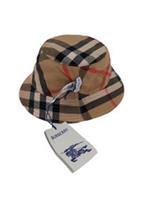 Burberry Hat Black Check Lined Reversible S Small Cap Sun Hat