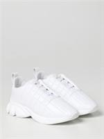 Burberry Axburton Quilted Leather Low-Top Sneakers Optic White UK8 EU42 RRP &pound;690