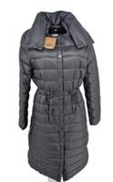 Burberry Puffer Coat L Large Jacket Black Down Hooded Newent - L Regular