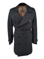 Burberry Chelsea Black Mens Trench Coat IT 44 Mid UK XS XXS 34" Chest Heritage - IT 44 Regular