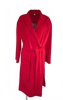 Burberry Red Cashmere Coat UK 12 Sulby USA 10 S M L 2025 Long 3k Retail - 12 Regular