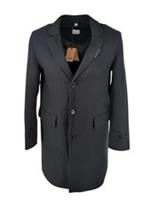 Burberry Mens Overcoat IT 46 EU 36 Italy Black NEW Terrington Wool Cashmere - IT 46 Regular