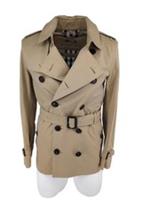 Burberry Kensington Trench Coat IT 44 Honey Short XS EU 34 Chest Gabardine XXS