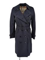 Burberry Trench Coat UK 4 Kensington Midnight Long US 2 XS XXS IT 36 BNWT Navy - 4 Regular
