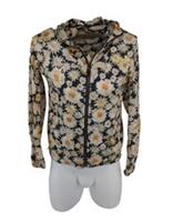 Burberry Mens Jacket XS IT 46 36" Chest Fullerton Daisy Print Hooded Lightweight - XS Regular
