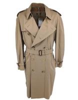 Burberry Mens Trench Coat IT 56 Westminster EU 46 Long Honey Cotton Gabardine - IT 56 Regular