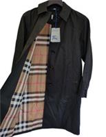 Burberry Womens Black Trench Coat UK 4 US 2 The Clarebury Organic Cotton Car - 4 Regular