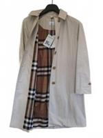 Burberry Womens Beige Trench Coat UK 8 US 4 Clarebury Organic Cotton Stone Car - 8 Regular
