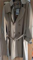Burberry Kensington Trench Coat IT 60 Honey Long Mens - 2XL Regular