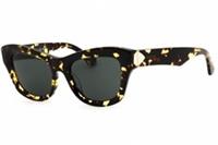 Burberry BE4442U 410687 Womens Cat Eye Sunglasses Yellow Havana Grey Case