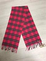 BURBERRY GIANT CASHMERE SCARF PINK CHECK UNISEX RRP £449